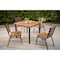 Lorell Teak Outdoor Table 42684 - alternate 3